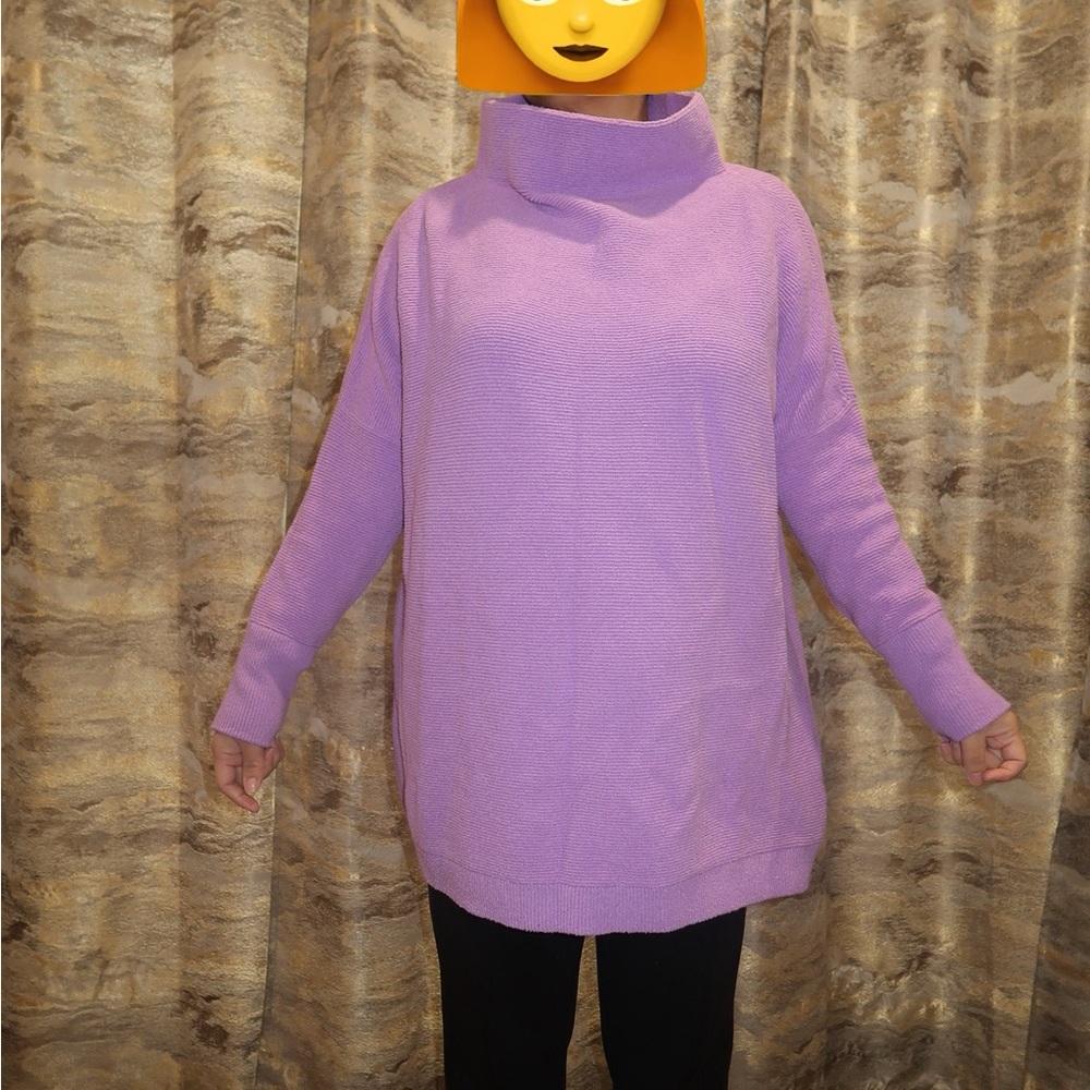 Women's Free people ottoman purple sweater